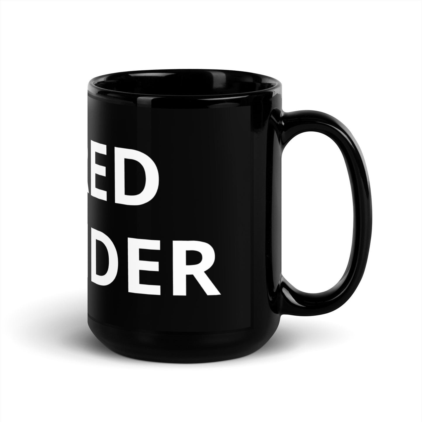 Black Glossy Sacred Defender Series Mug