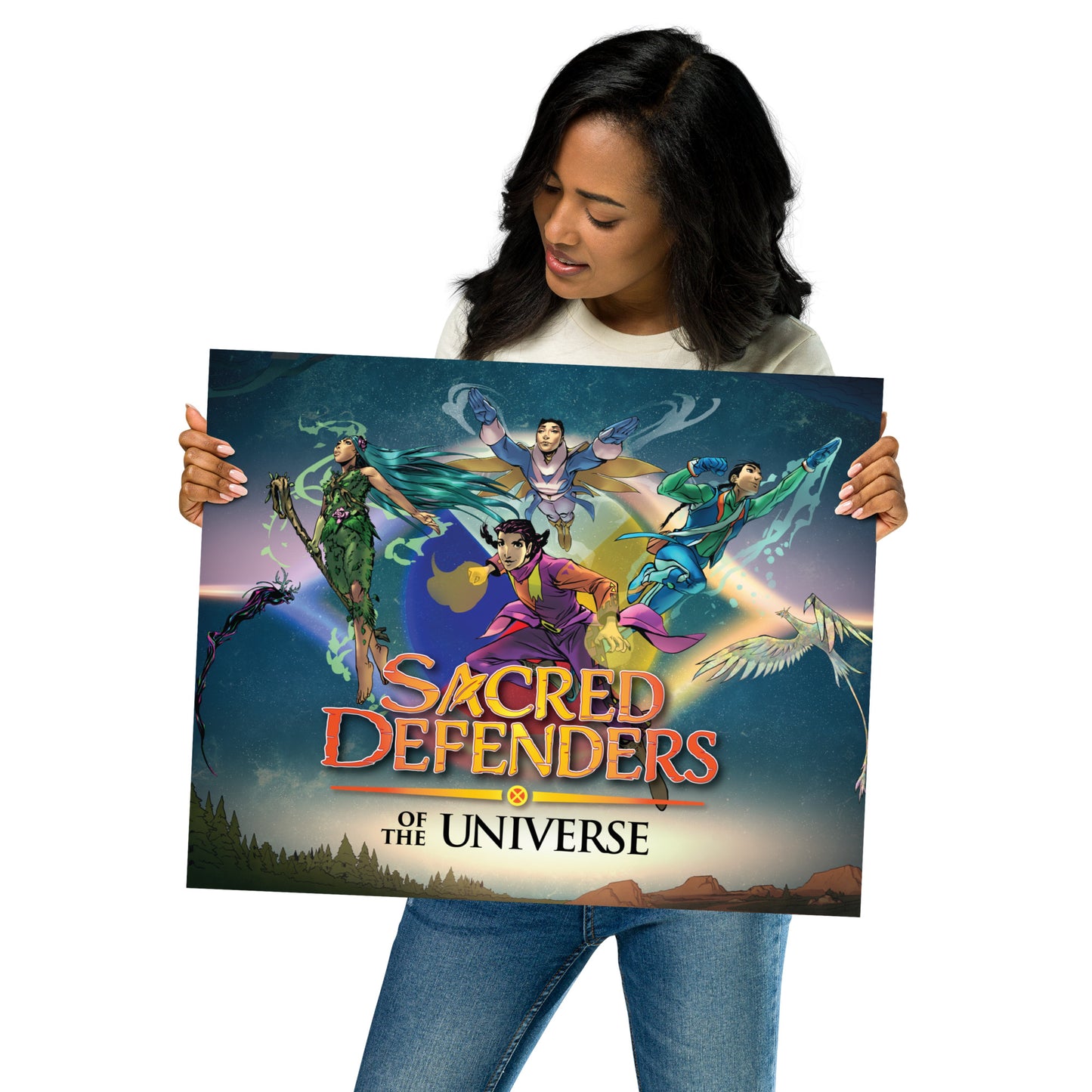 Sacred Defenders of the Universe United Poster