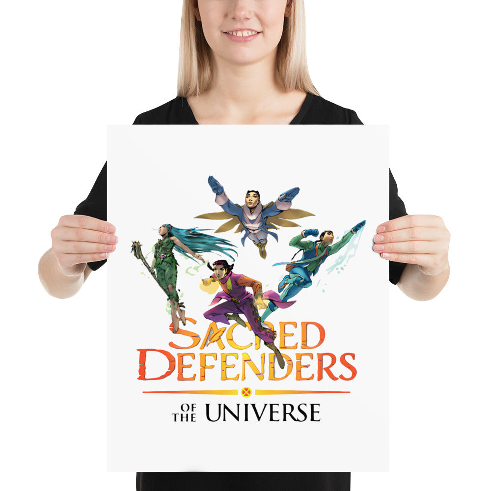 Sacred Defenders of the Universe United Poster