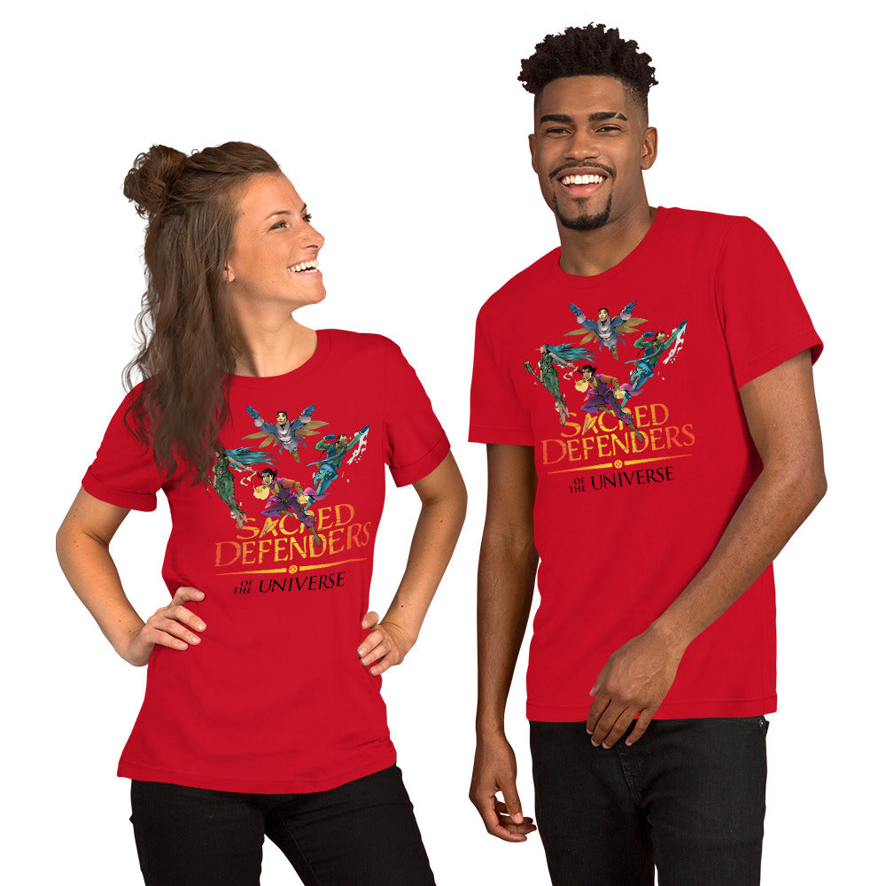 Unisex Sacred Defenders of the Universe United t-shirt