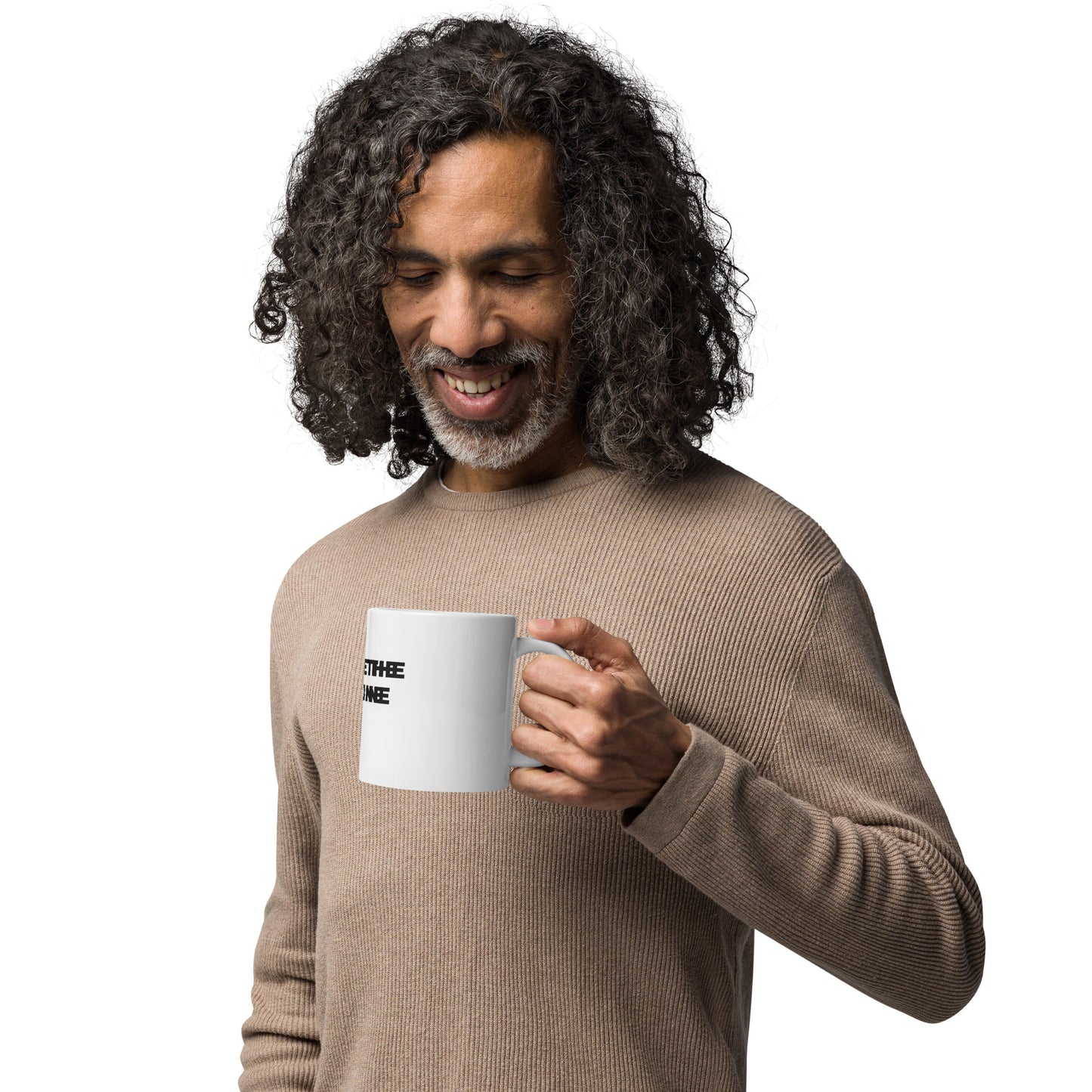 "We Are The Medicine" (Original) White glossy mug