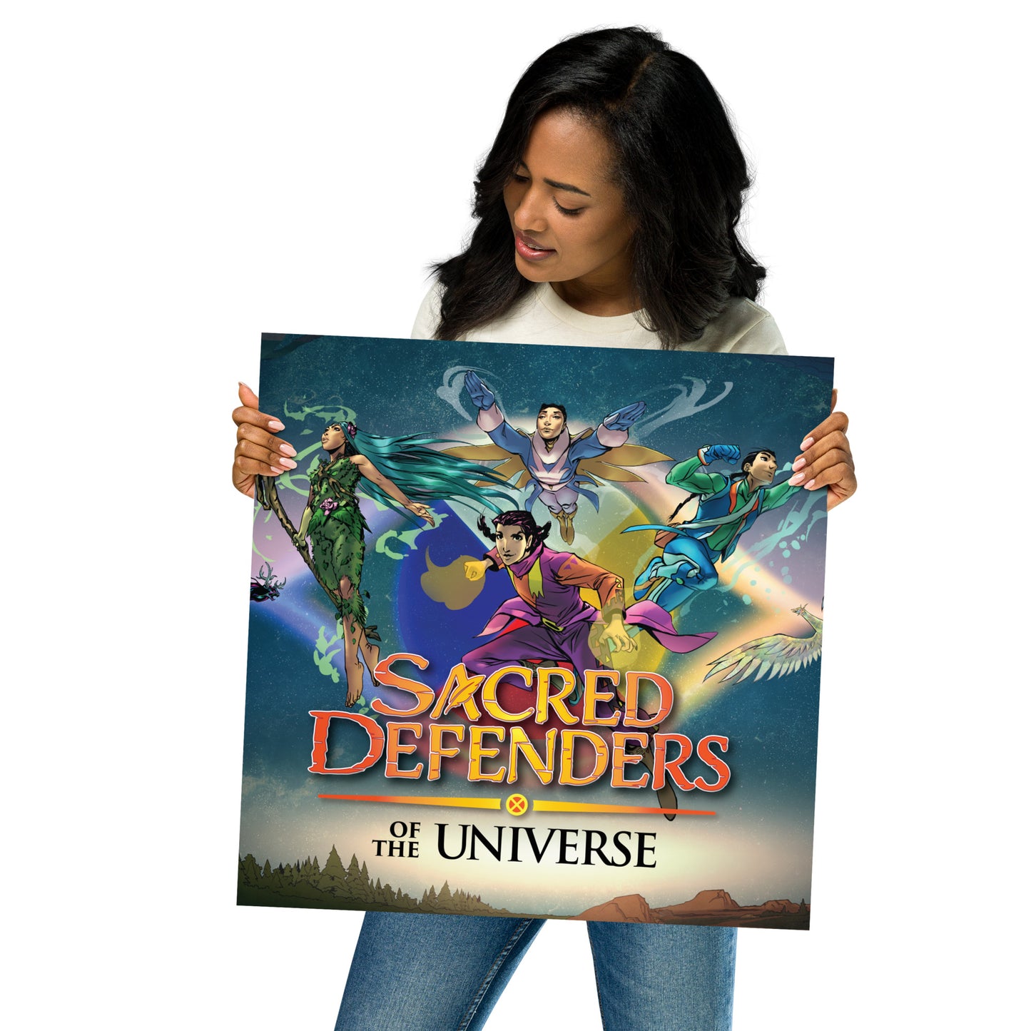 Sacred Defenders of the Universe United Poster