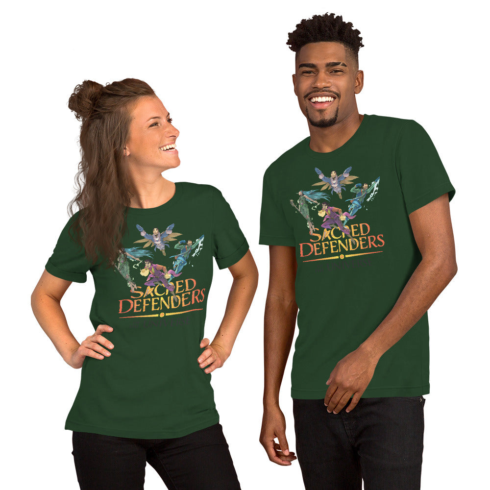 Unisex Sacred Defenders of the Universe United t-shirt